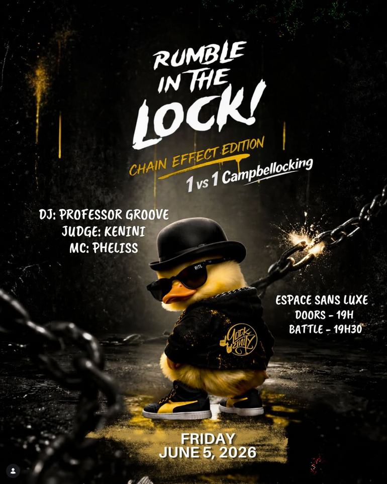 Event poster for Rumble In the Lock Chain Effect Edition